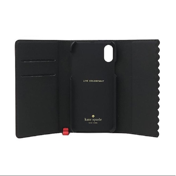 Kate Spade Scalloped Phone Case Wristlet - Picture 7 of 12